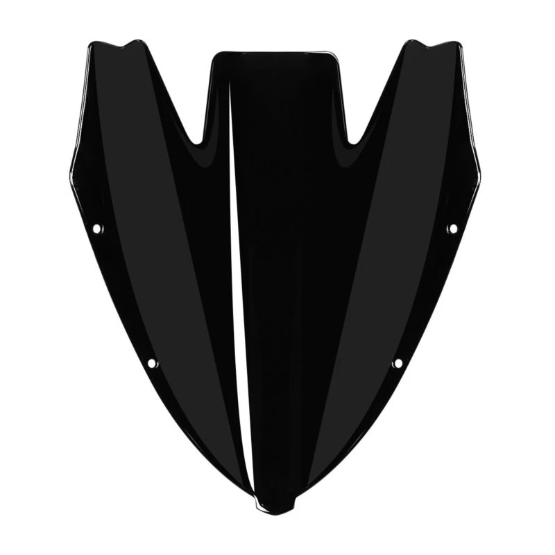 Лобовое стекло черный прозрачный для Kawasaki Ninja 650R EX650A 2006-2007 EX650J 08 аксессуары для мотоциклов - Цвет: Black