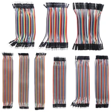 40 adet Kablolar M-F/M-M/F-F Jumper Breadboard Tel Renkli GPIO Şerit Konektörü DIY Kiti Yeni