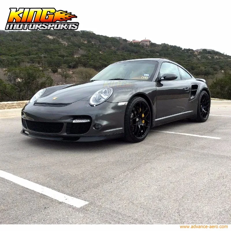 Fits 06-12 Porsche 997 OE Factory Style Front Bumper Lip Unpainted Urethane PU