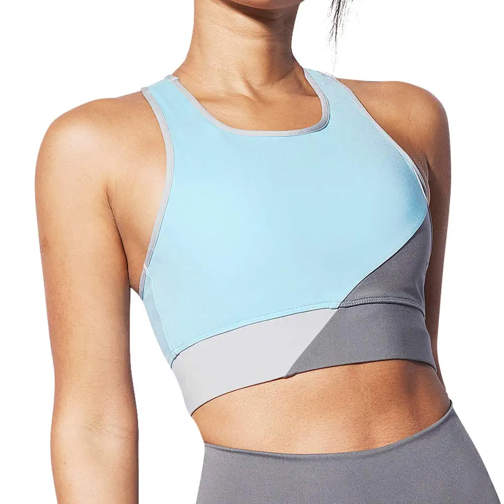 

VUTRU Workout Clothes for Women Racerback High Impact High Neck Sports Bra