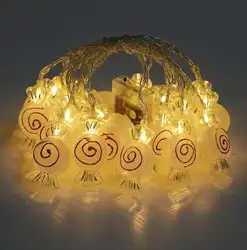 Милые светодиодный украшения Праздничная гирлянда лампы теплый белый батарейный блок 2 м 10 светодиодный