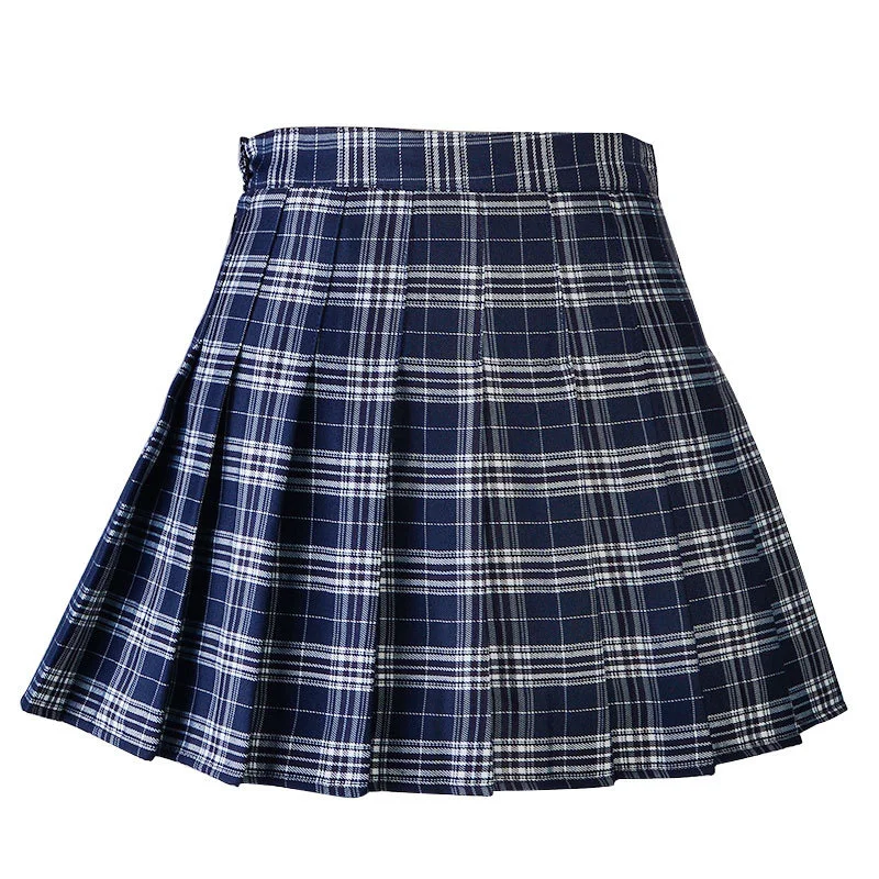 Женская плиссированная юбка, Harajuku, консервативный стиль, клетчатые юбки, мини, милая японская школьная форма, Дамская, Jupe, кавайная юбка, Saia Faldas