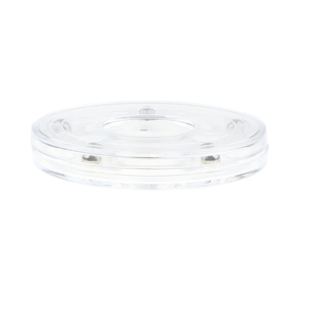 3'' Turntable Acrylic Rotating Display Stand for Watches Jewelries - Clear