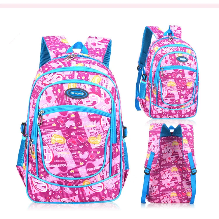 Новые детские школьные сумки для девочек Начальная Школа Книга сумка Sac Enfant детей школьные сумки печати ортопедические Рюкзаки рюкзак