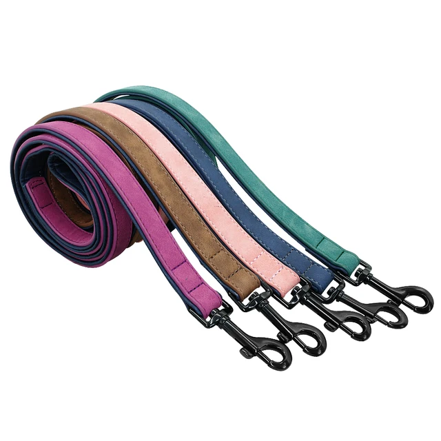 간편하고 편안한 산책을 위한 가죽 리드 하네스