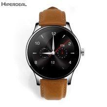 Новейший K88H MTK2502C Bluetooth подключение смартфон на базе Android Часы сердечного ритма трек наручные часы кожа Превосходное качество AU25b