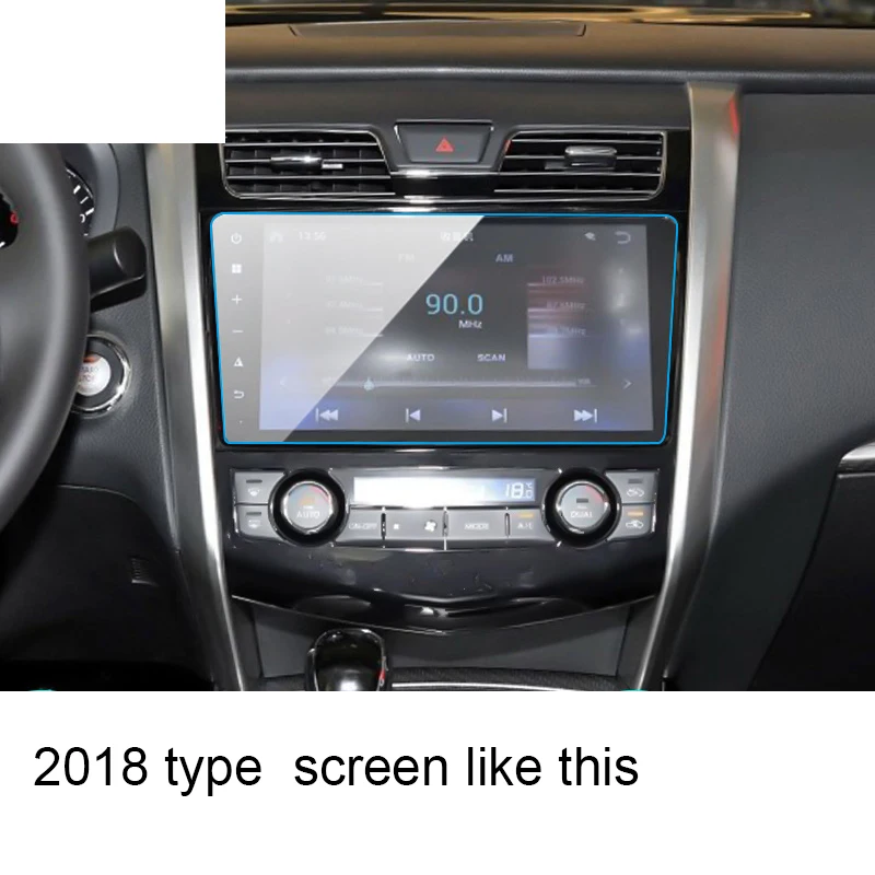 Lsrtw2017 Автомобильный gps навигационный экран Защитная пленка для nissan teana altima - Название цвета: 2018 type