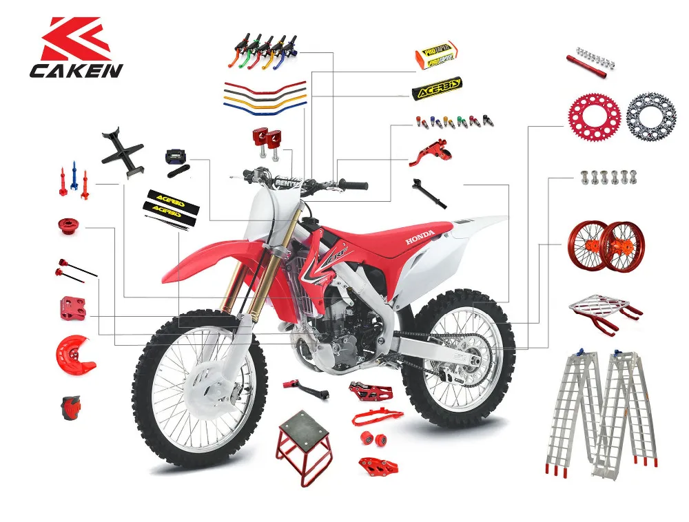 CNC Распорки ступицы заднего колеса для honda cr 250 cr125r crf250x crf 450 crf250r crf450r dirtbike внедорожный мотоцикл