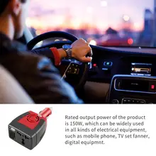 Cigarette Lighter Power Supply 150W 12V DC to 220V AC Car Power Inverter Adapter With USB Charger Port Cigarette Lighter Power Supply 150W 12V DC to 220V AC Car Power Inverter Adapter With USB Charger Port