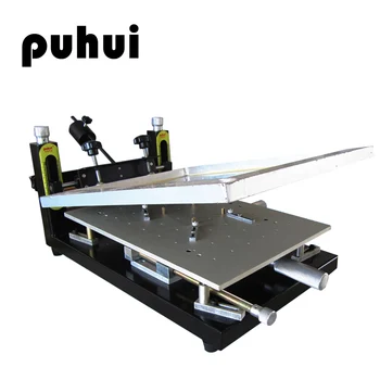 

New Arrival PUHUI PH-HPP01 High Precision Solder Paste Printer PCB Board Welding Manual Stencil Printer Silk Printing Machine