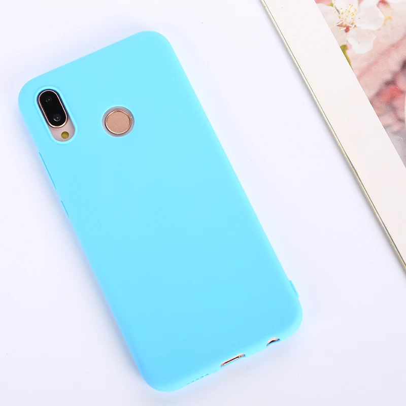 Карамельный цвет чехол для huawei Y6 Y7 P30 P20 P9 P10 Коврики 10 Lite Honor 10 9 Lite 7C 20 Pro 8X 8C P Smart Мягкий силиконовый чехол s