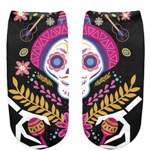 Модные женские различные Хеллоуин Стиль s 3D Носки с рисунком дизайнерские студенческие носки с героями мультфильмов женские стильные модные носки до щиколотки