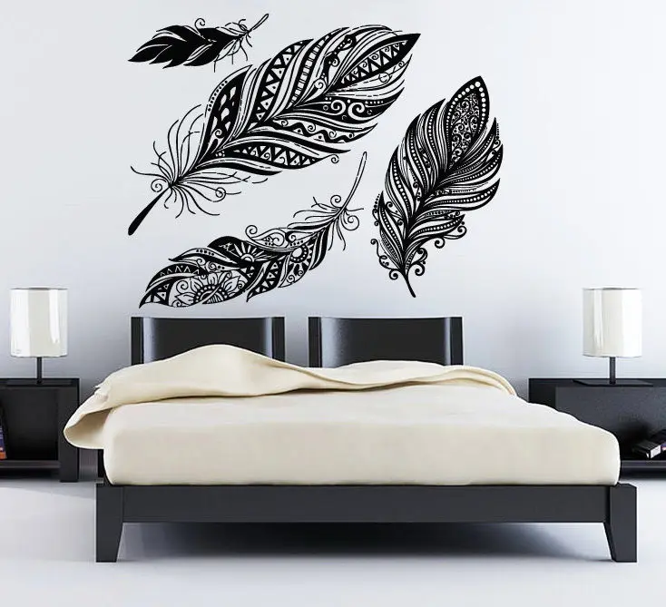 Direct Selling Dream Catcher Wall Decal Feather Vinyl Sticker Art Boho