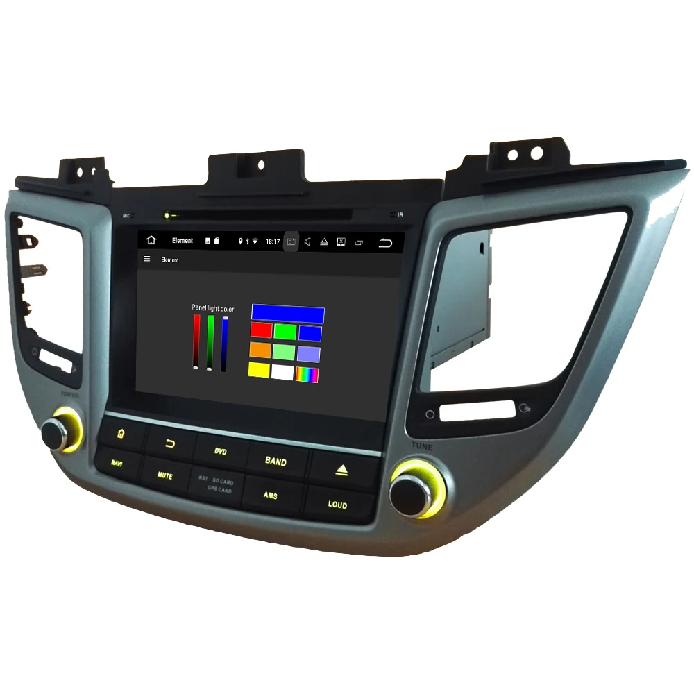 Best KLYDE 8" 4G Octa Core Android 8.0 7.1 4GB RAM 32GB ROM Car DVD Player Radio GPS Navigation For Hyundai Tucson IX35 2015-2018 2