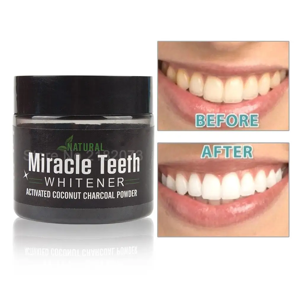 

Whitening Unisex Black Teeth Adult Charcoal 20g Stain Removal Powder Remove 74g Natural Activated Blemish Powder Whitening