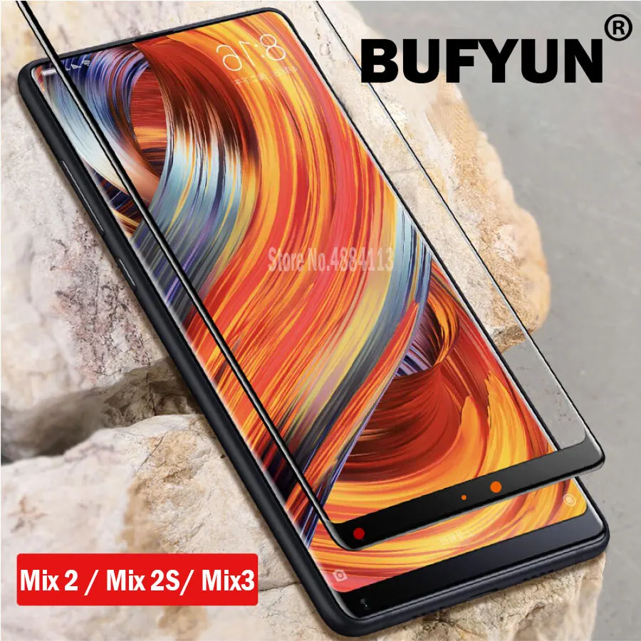 

For Xiaomi Mix 2 2S Screen Protector Tempered Glass For Xiaomi Mi Mix 3 Mix2 Mix2s Protective Glas On Xaomi Mix3 Full Cover Film
