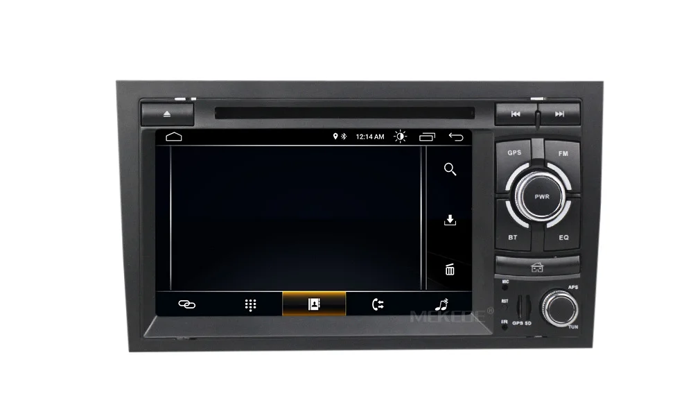 Top MEKEDE 2din Android 8.1 Car DVD GPS player For Audi A4 S4 RS4 2002-2008 with wifi BT GPS navigation 3G multimedia free shipping 26