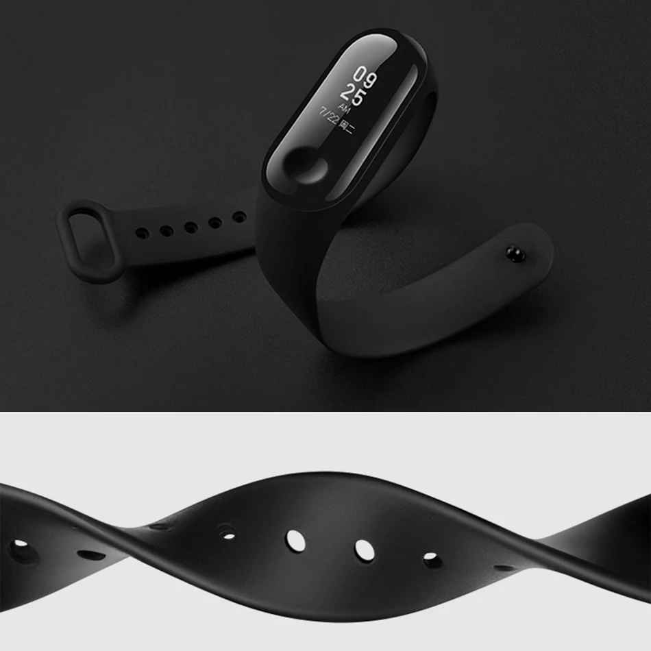 Ремешок на запястье для Xiaomi Mi Band 4 силиконовый браслет 3 NFC аксессуары смарт