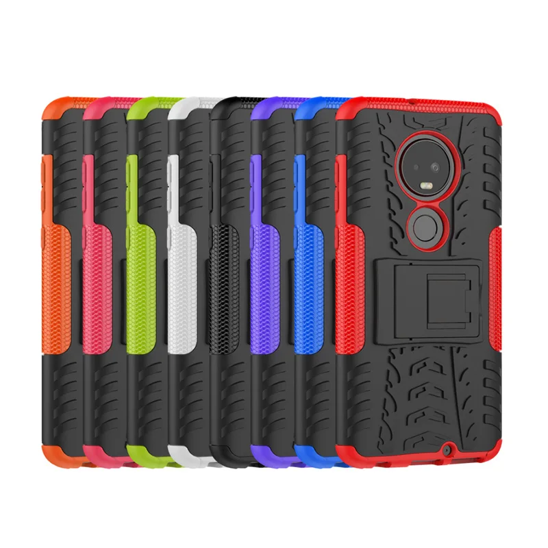 

PC + TPU Silicone Funda Case For Motorola Moto G7 Case Shockproof Smartphone Back Cover Coque For Moto C Case Moto C Plus Capa