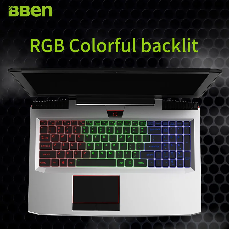 BBEN-ordenadores portátiles G16 Pro para videojuegos, computadores con windows 10 De 15,6 pulgadas, GTX1060, Intel Core i7 7700HQ, DDR4, 8G/16G/32G RAM, 256G/512G SSD,1TB/2TB HDD - Imagen 3