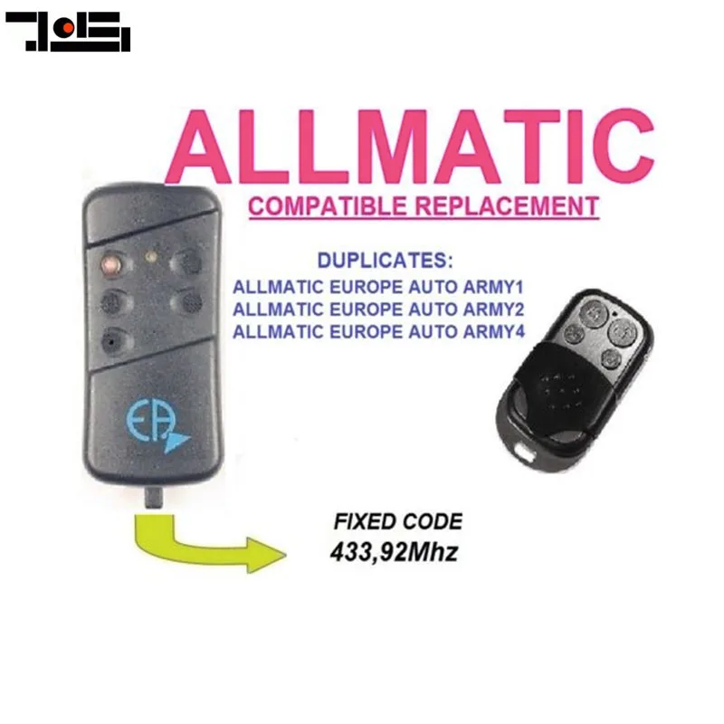 

For ALLMATIC EUROPE AUTO ARMY1, ARMY2, ARMY4 clone duplicator remote