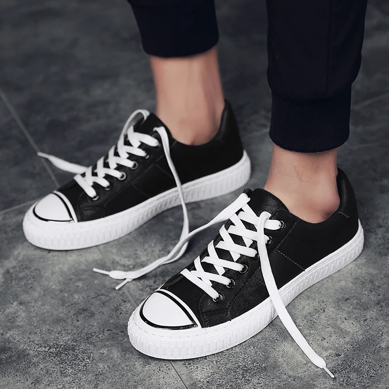 Мужские кроссовки на плоской подошве кожаные дышащие весну/осень 2018|sneakers men|sneakers