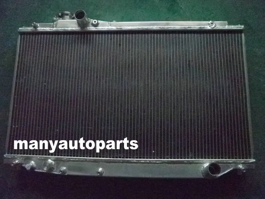 Полностью алюминиевый радиатор для TOYOTA SUPRA MK4 JZA80 2JZ GTE BI TURBO RZ MT 1993 1998 + 2xfan|radiator