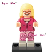 20 pcs blocos de construção de star wars THE BIG BANG Theory TBBT Bernadette modelo educacional figura de ação bricks diy brinquedos do bebê