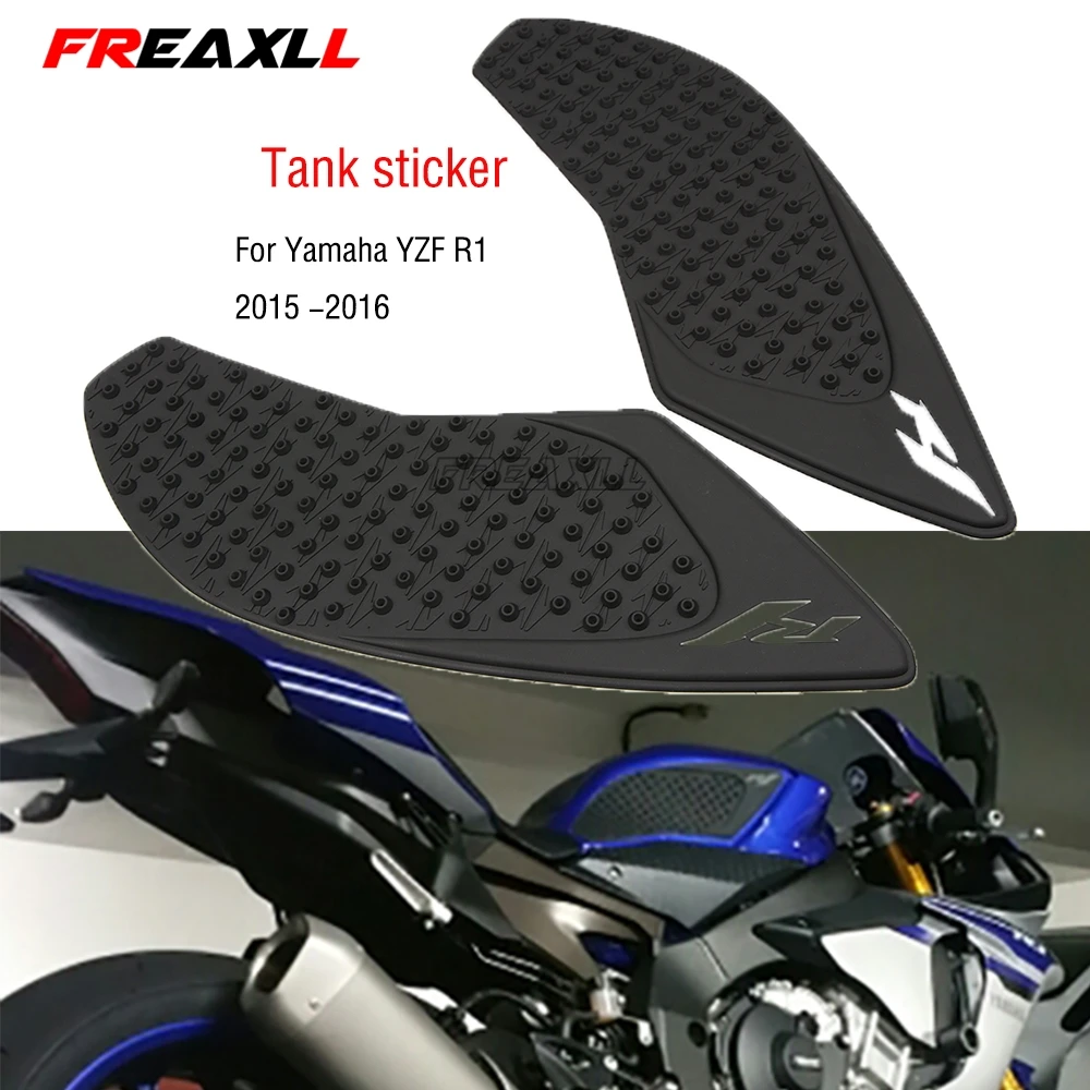 

Motocycle Accessories Rubber Motorcycle Decal Pads Protector Stickers Oil Tank Sticker For yamaha yzf r1 YZFR1 YZF-R1 2015-2016