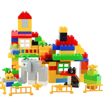 

HM Model Compatible With Toys duplo 169 123Pcs DIY education Models Building Kits Blocks bricks Toys Hobby Hobbies For gifts
