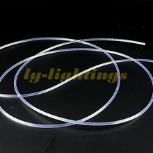 PMMA сторона-Светящееся Оптическое волокно с боковым оптоволоконный свет волокно мягкий для украшения ночного освещения diameter4mm x6meters