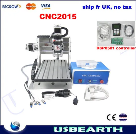 

Ship fr UK,no tax! MINI CNC router CNC 2015 3 axis engraving milling machine, engraver machine CNC2015 with DSP0501 controller