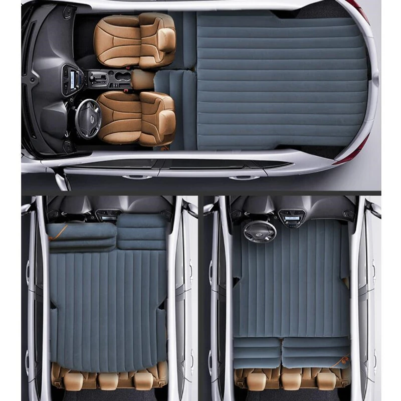  6/4 Car Travel Bed Camping Car Bed Portable Waterproof Car Mattress Inflatable Mattress Colchon Inf