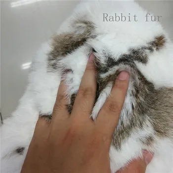 

High quality Natural color Rabbit fur, Sell It by PCS，fell soft