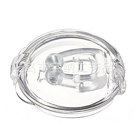 1 ps Силиконовый магнитный зажим для носа от Храпа Анти устройство против храпа Спящая помощь апноэ защита ночного устройства Прямая