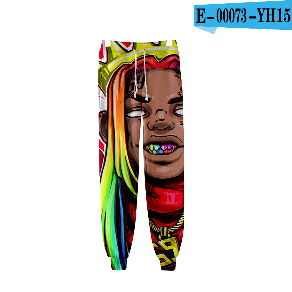 7 LUCKYFRIDAYF Забавные 3d 6ix9ine джоггеры брюки для мужчин и женщин повседневные Хип-хоп спортивные Длинные свободные брюки унисекс 3D фитнес брюки спортивные брюки - Цвет: 7