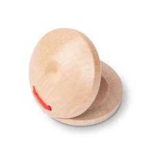 Деревянная перкуссия, основной цвет, кастанеты, круглая танцевальная доска, красный, синий цвет, для детского музыкального инструмента, дошкольное раннее образование, игрушка