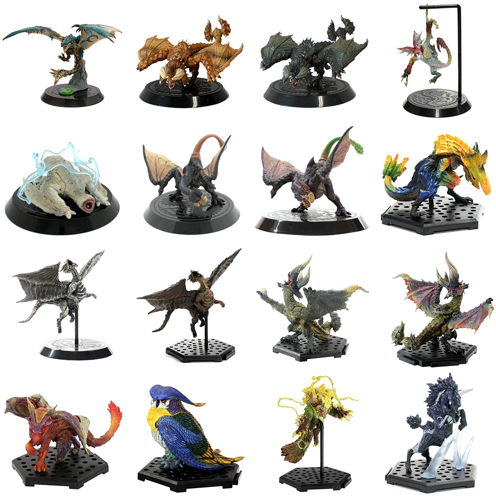 

74-87(Jimusuhutu) Theo Tezcatl Diablos Akamtorum Gereios Figures Japan PS PSP Video Games Capcom Monster Hunter PVC Model Toy