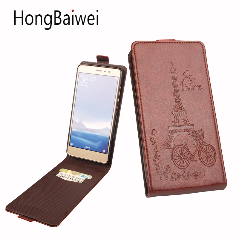 

HongBaiwei for Xiaomi Redmi Note 3 3 Pro Case Cover Printed Eiffel Tower Leather Wallet Card Holder Flip Phone Case