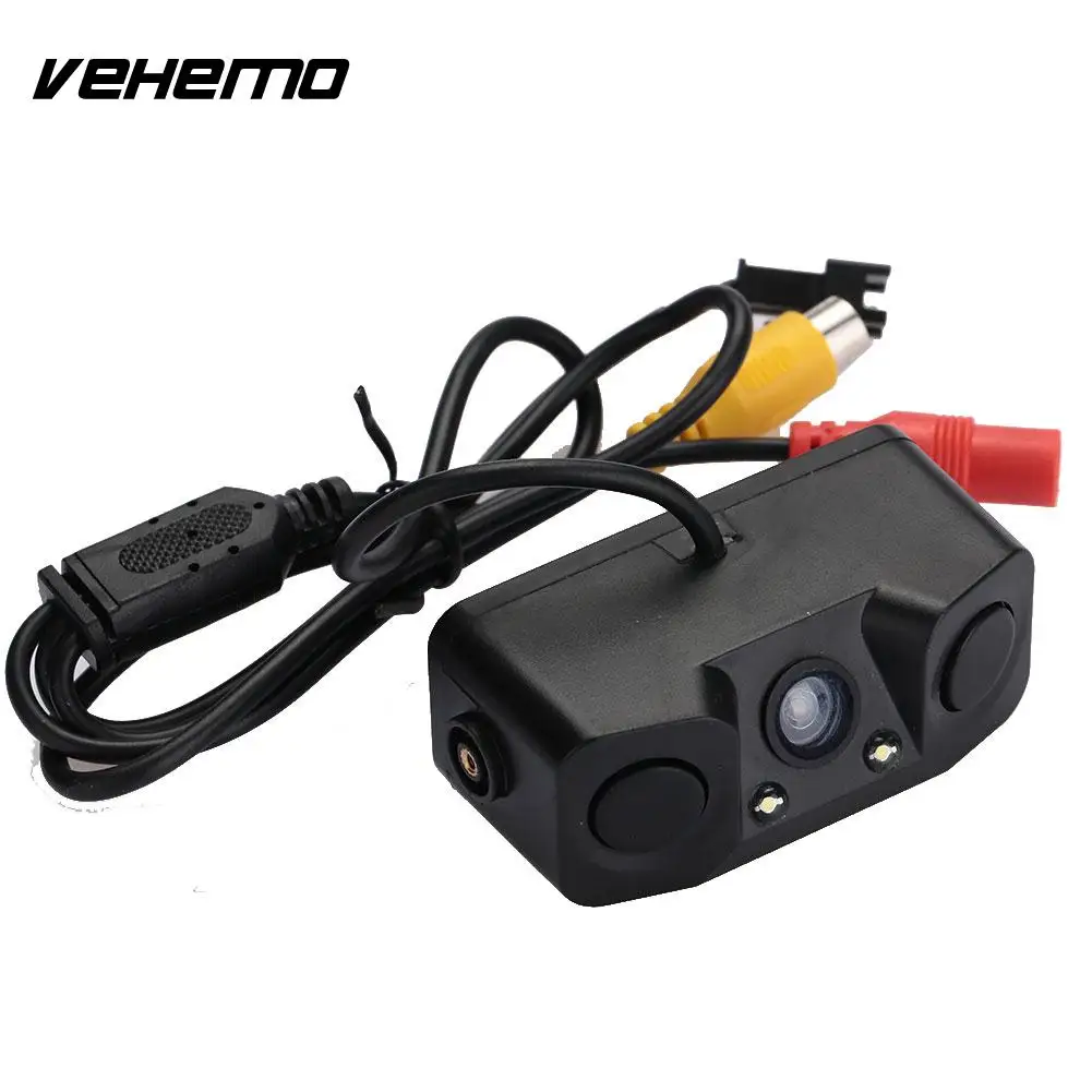 

Vehemo 170 Degrees IP67 Waterproof Car Kit Backup Camera Parking Sensor Reversing Cam Car Video Radar Detector Rear View Camera