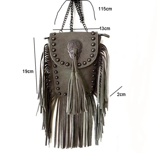 New Vintage Bohemian Fringe Messenger Crossbody Bag Purse Women Tassel Boho Hippie Gypsy Fringed Tote Handbag Womens (35)