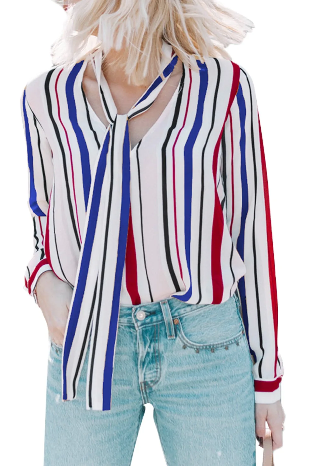Royal-Blue-Multiple-Striped-Pussycat-Bow-Top-LC251400-5-1