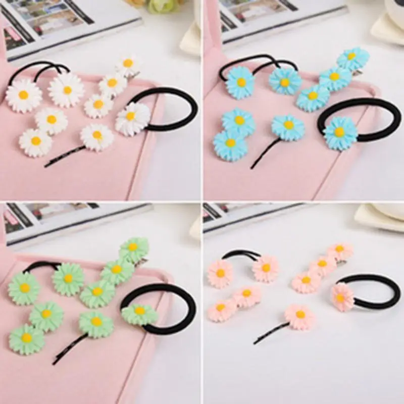 Vivid Daisy Flower 3 Colors Different Types Of Headwear Hair Cips