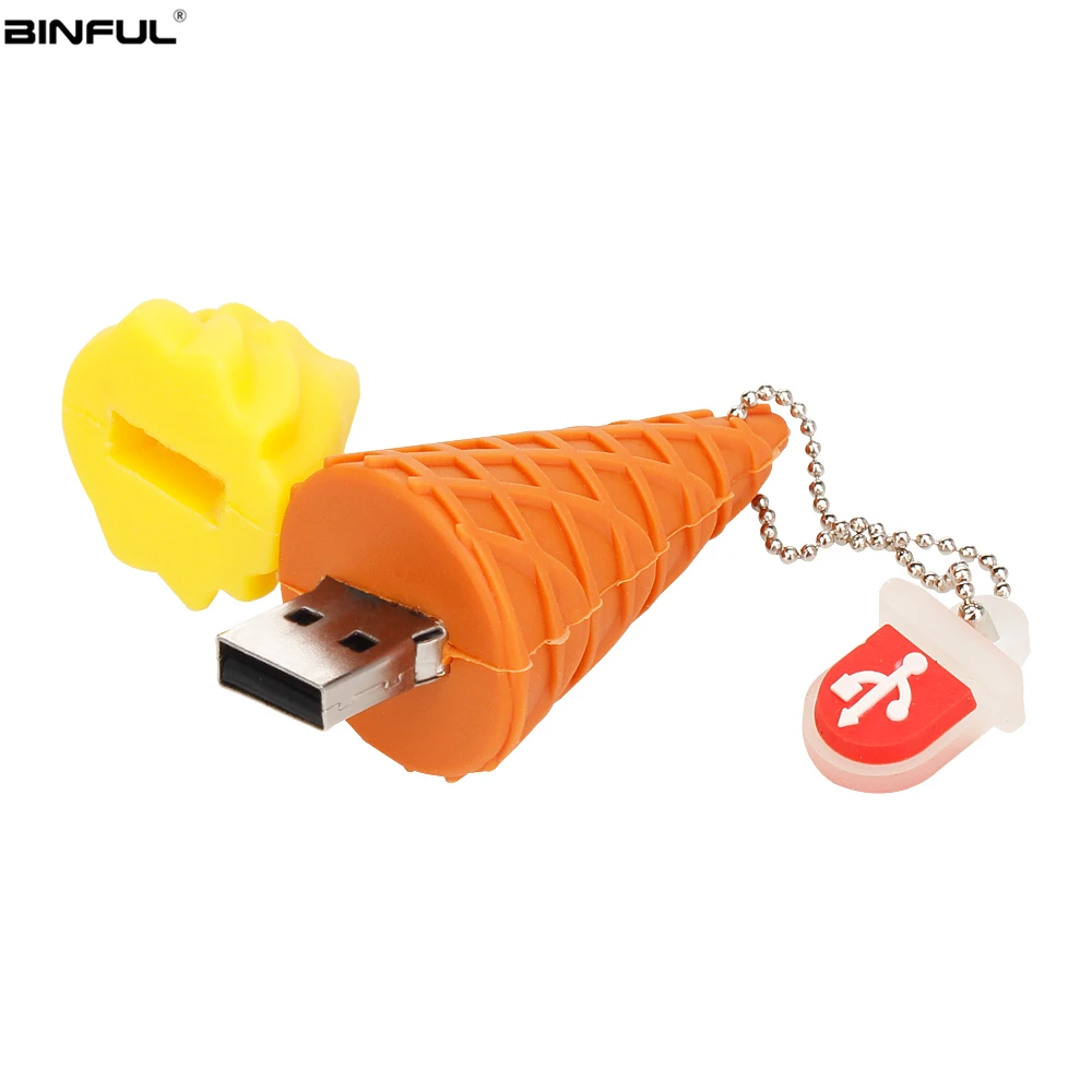 Usb Flash Drive Cartoon Ice Cream Cones Pen Drive 128GB 64GB 32GB Usb Stick 16GB 8GB 4G High Quality Cute Pendrive Free Shipping (7)
