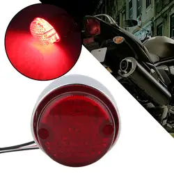 8 шт. мотоциклетные светодиодный Тормозная Стоп Запуск задний фонарь кафе для Racer Cruiser