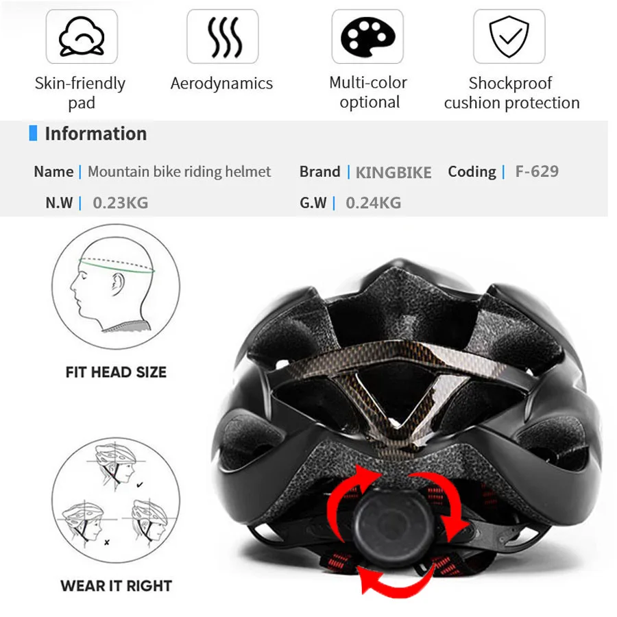 HOT Men Women Bicycle Helmets MTB Mountain Road Bike Helmet Integrally Molded Cycling Helmets Ski Helmet Capacete Da Bicicleta