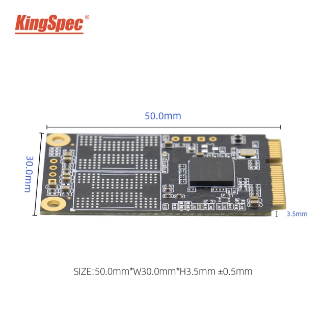 KingSpec-disco duro mSATA para ordenador portátil, 64GB, 128GB, 256GB, 512GB, 1TB, 2TB, SSD, Ultrabooks KingSpec-disco duro mSATA para ordenador portátil, 64GB, 128GB, 256GB, 512GB, 1TB, 2TB, SSD, Ultrabooks