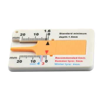 

New Arrival Car Tyre Tread Depth Gauge Motorcycle Trailer Vehicle Wheel Measuring Tool 1Pcs Automobile Accessories
