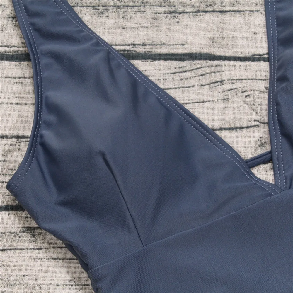Женский слитный купальник BLESSKISS пикантный купальный костюм с высокой талией