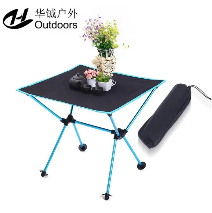 

Outdoor Camping Portable Light Folding Table Oxford Cloth Aviation Aluminum Picnic Barbecue Table Leisure Table Wholesale